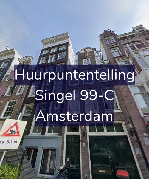 Foto gevel Huurpuntentelling voor Singel 99-C, Amsterdam