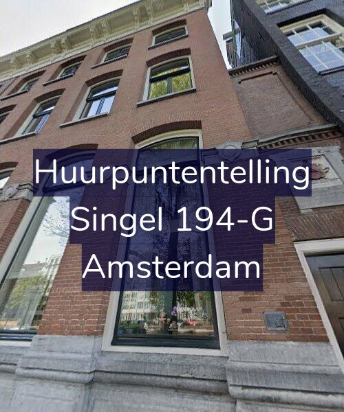 Foto gevel Huurpuntentelling voor Singel 194-G, Amsterdam