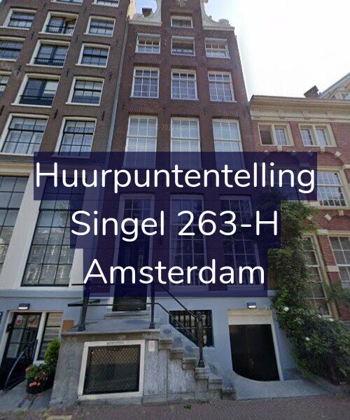 Foto gevel Huurpuntentelling voor Singel 263-H, Amsterdam