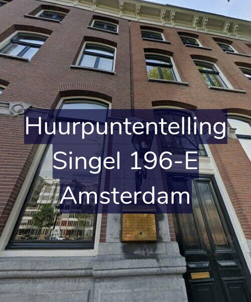 Foto gevel Huurpuntentelling voor Singel 196-E, Amsterdam