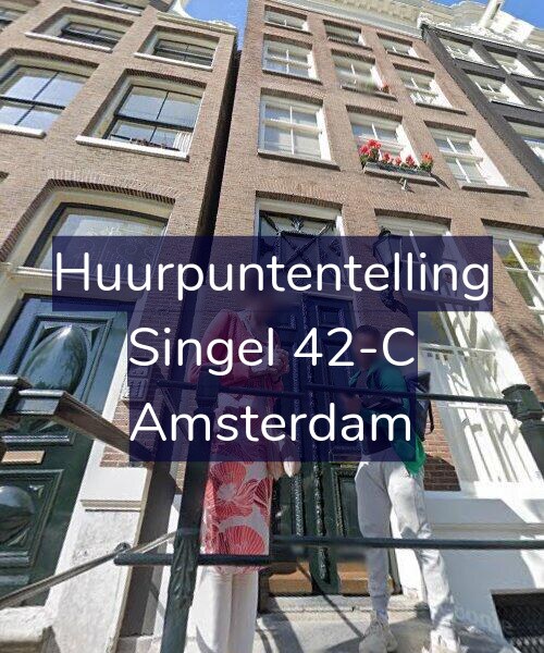 Foto gevel Huurpuntentelling voor Singel 42-C, Amsterdam