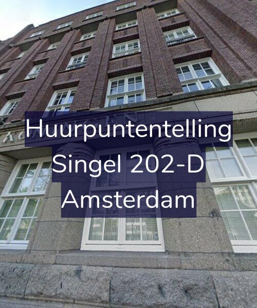 Foto gevel Huurpuntentelling voor Singel 202-D, Amsterdam
