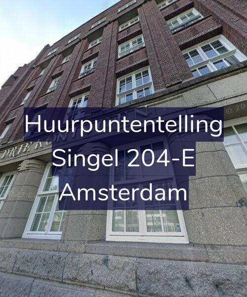 Foto gevel Huurpuntentelling voor Singel 204-E, Amsterdam