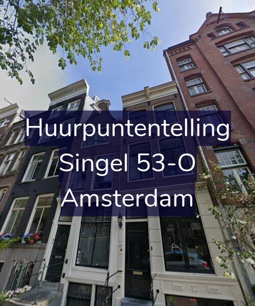 Foto gevel Huurpuntentelling voor Singel 53-O, Amsterdam