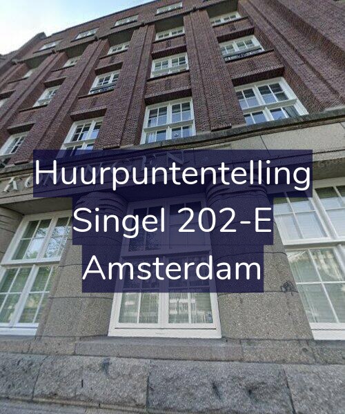 Foto gevel Huurpuntentelling voor Singel 202-E, Amsterdam