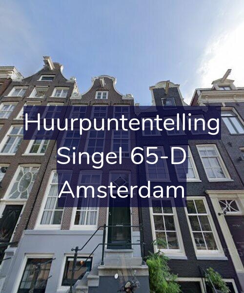 Foto gevel Huurpuntentelling voor Singel 65-D, Amsterdam