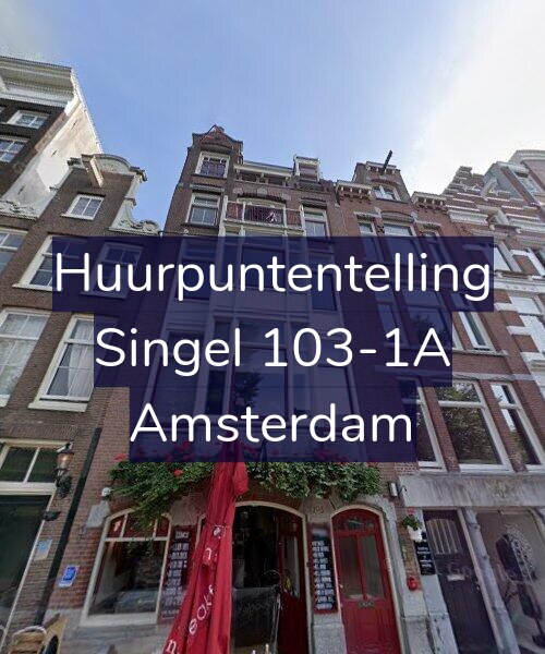 Foto gevel Huurpuntentelling voor Singel 103-1A, Amsterdam