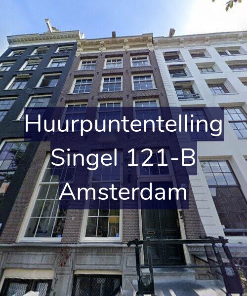 Foto gevel Huurpuntentelling voor Singel 121-B, Amsterdam