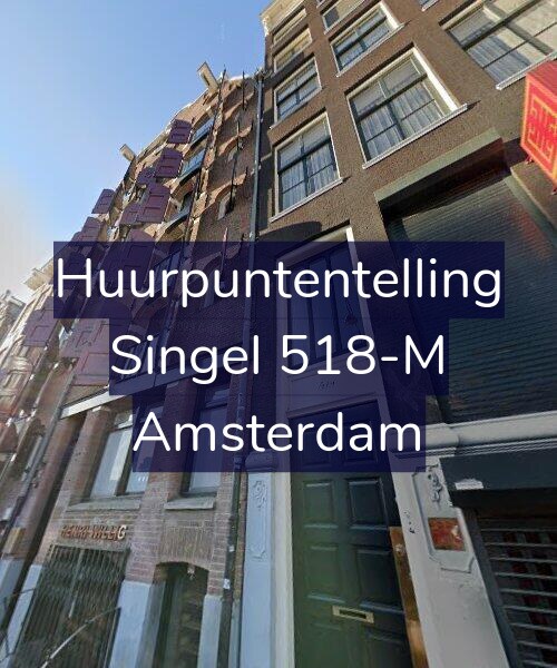 Foto gevel Huurpuntentelling voor Singel 518-M, Amsterdam