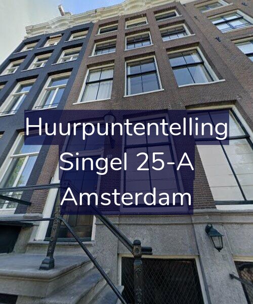 Foto gevel Huurpuntentelling voor Singel 25-A, Amsterdam