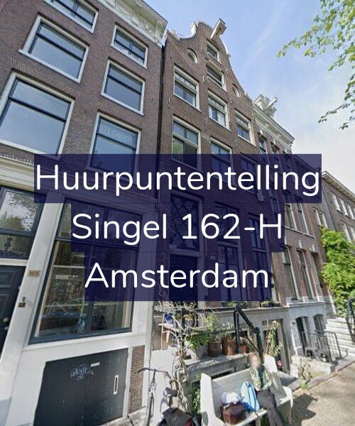 Foto gevel Huurpuntentelling voor Singel 162-H, Amsterdam