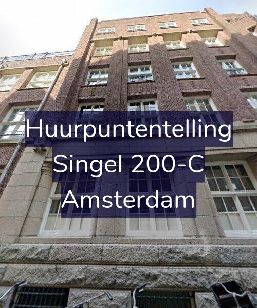 Foto gevel Huurpuntentelling voor Singel 200-C, Amsterdam