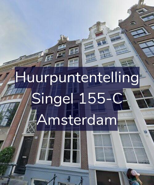 Foto gevel Huurpuntentelling voor Singel 155-C, Amsterdam