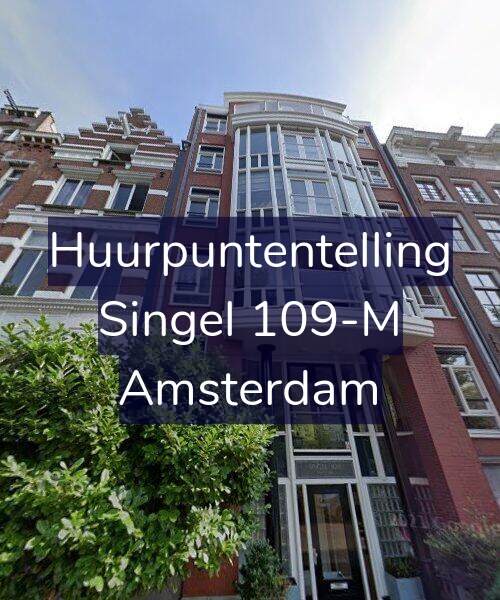 Foto gevel Huurpuntentelling voor Singel 109-M, Amsterdam