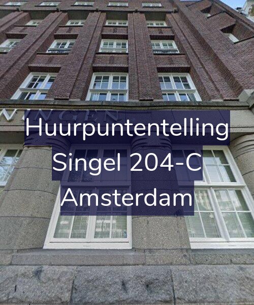 Foto gevel Huurpuntentelling voor Singel 204-C, Amsterdam