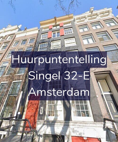 Foto gevel Huurpuntentelling voor Singel 32-E, Amsterdam