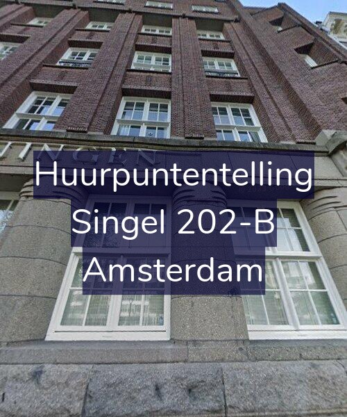 Foto gevel Huurpuntentelling voor Singel 202-B, Amsterdam