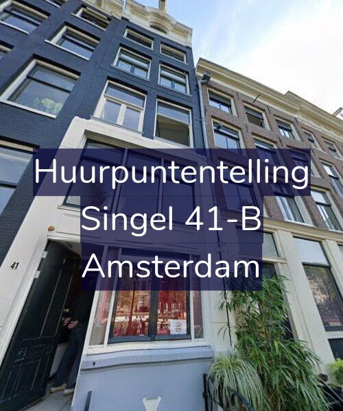 Foto gevel Huurpuntentelling voor Singel 41-B, Amsterdam