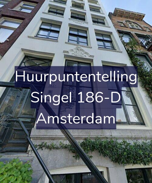 Foto gevel Huurpuntentelling voor Singel 186-D, Amsterdam
