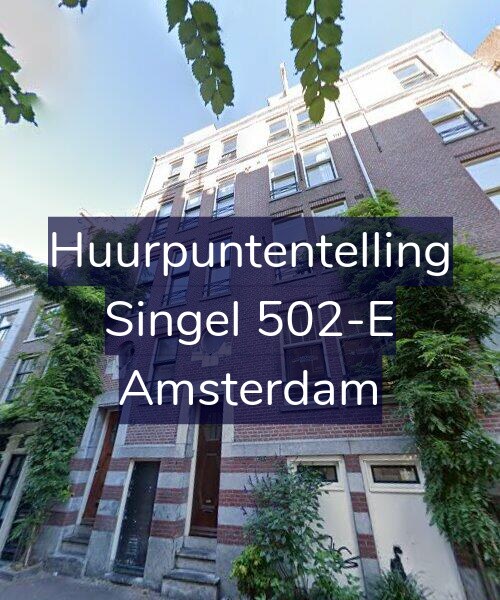Foto gevel Huurpuntentelling voor Singel 502-E, Amsterdam