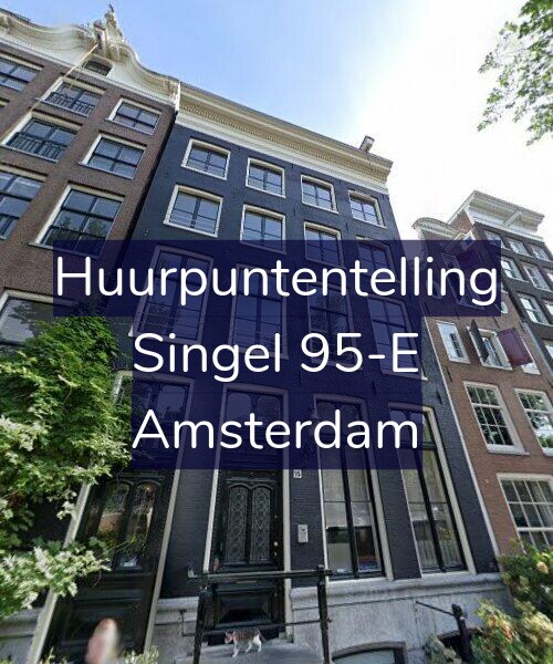 Foto gevel Huurpuntentelling voor Singel 95-E, Amsterdam