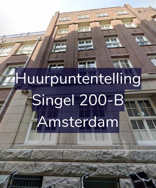 Foto gevel Huurpuntentelling voor Singel 200-B, Amsterdam