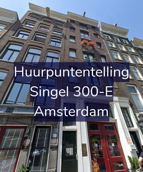 Foto gevel Huurpuntentelling voor Singel 300-E, Amsterdam