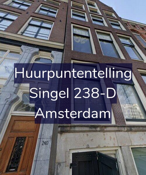 Foto gevel Huurpuntentelling voor Singel 238-D, Amsterdam