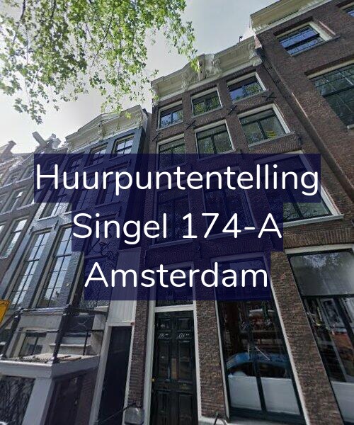 Foto gevel Huurpuntentelling voor Singel 174-A, Amsterdam