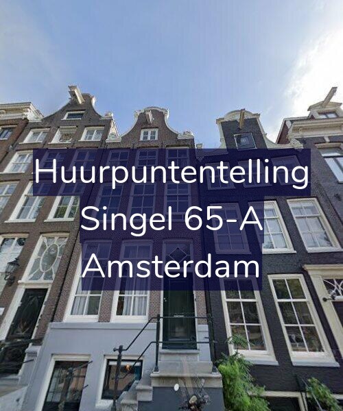 Foto gevel Huurpuntentelling voor Singel 65-A, Amsterdam