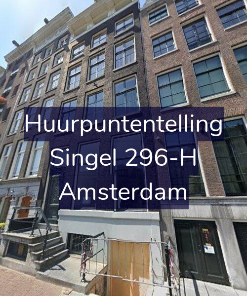 Foto gevel Huurpuntentelling voor Singel 296-H, Amsterdam
