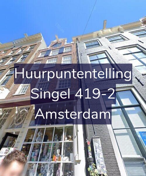 Foto gevel Huurpuntentelling voor Singel 419-2, Amsterdam