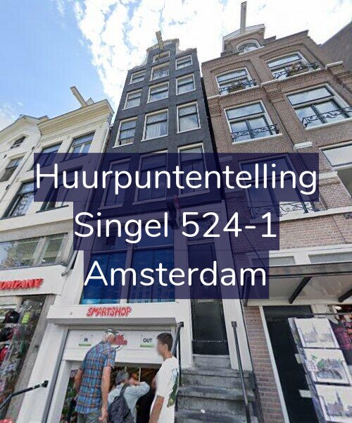 Foto gevel Huurpuntentelling voor Singel 524-1, Amsterdam