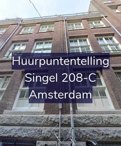 Foto gevel Huurpuntentelling voor Singel 208-C, Amsterdam