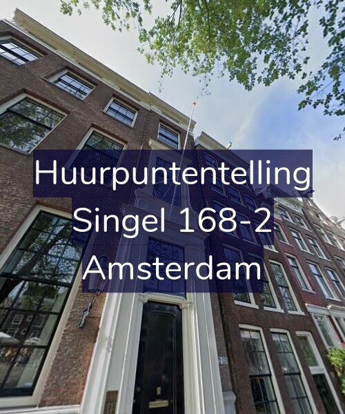 Foto gevel Huurpuntentelling voor Singel 168-2, Amsterdam