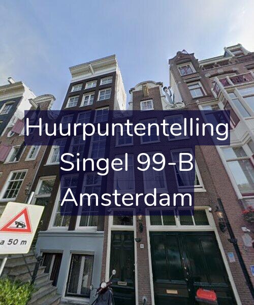 Foto gevel Huurpuntentelling voor Singel 99-B, Amsterdam