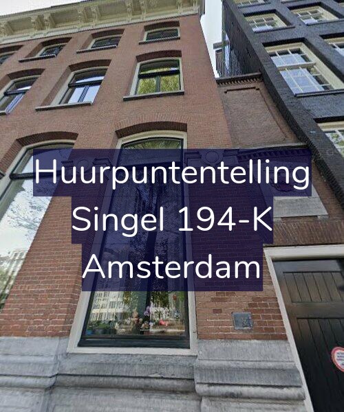 Foto gevel Huurpuntentelling voor Singel 194-K, Amsterdam