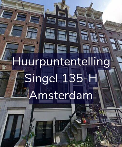 Foto gevel Huurpuntentelling voor Singel 135-H, Amsterdam