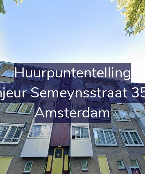 Foto gevel Huurpuntentelling voor Sinjeur Semeynsstraat 35-2, Amsterdam