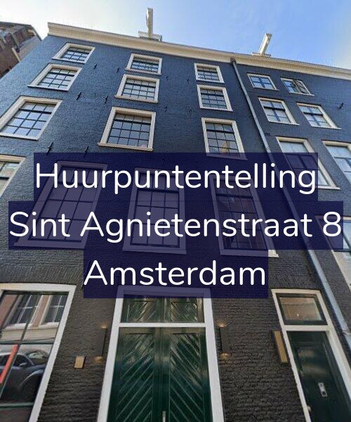 Foto gevel Huurpuntentelling voor Sint Agnietenstraat 8, Amsterdam