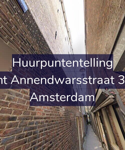 Foto gevel Huurpuntentelling voor Sint Annendwarsstraat 3-D, Amsterdam