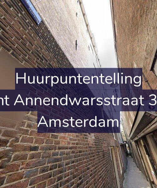 Foto gevel Huurpuntentelling voor Sint Annendwarsstraat 3-C, Amsterdam