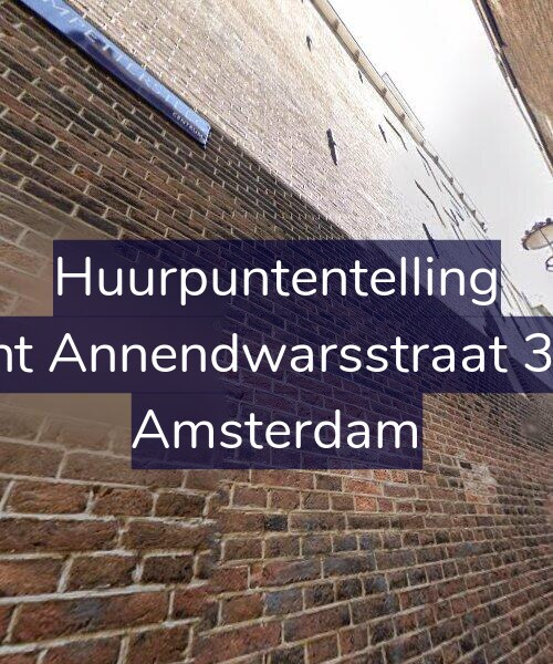 Foto gevel Huurpuntentelling voor Sint Annendwarsstraat 3-B, Amsterdam