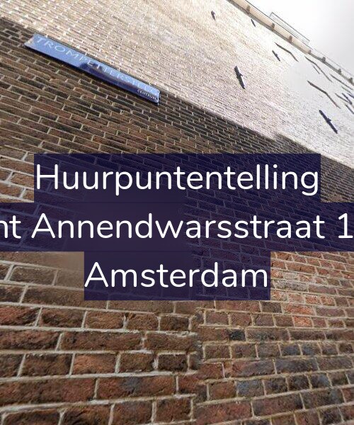 Foto gevel Huurpuntentelling voor Sint Annendwarsstraat 1-B, Amsterdam