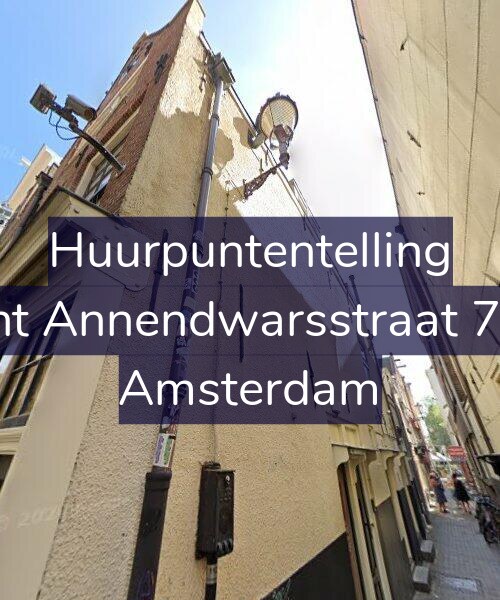 Foto gevel Huurpuntentelling voor Sint Annendwarsstraat 7-A, Amsterdam