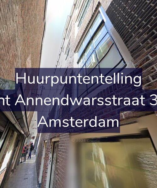 Foto gevel Huurpuntentelling voor Sint Annendwarsstraat 3-E, Amsterdam