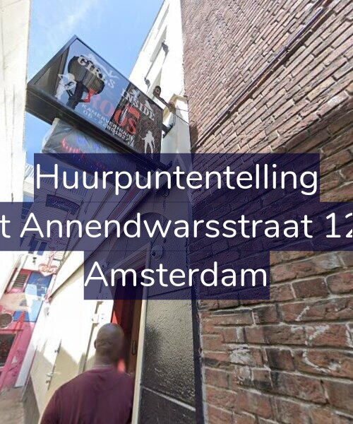 Foto gevel Huurpuntentelling voor Sint Annendwarsstraat 12-D, Amsterdam