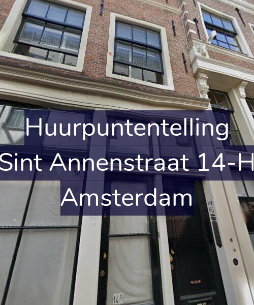 Foto gevel Huurpuntentelling voor Sint Annenstraat 14-H, Amsterdam