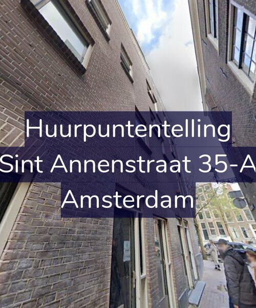 Foto gevel Huurpuntentelling voor Sint Annenstraat 35-A, Amsterdam