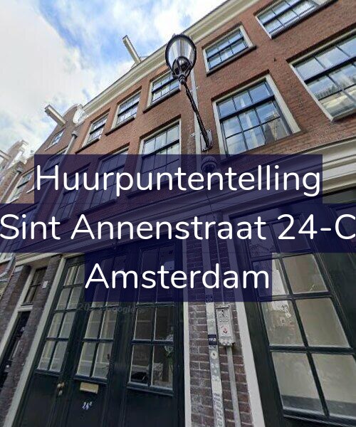 Foto gevel Huurpuntentelling voor Sint Annenstraat 24-C, Amsterdam